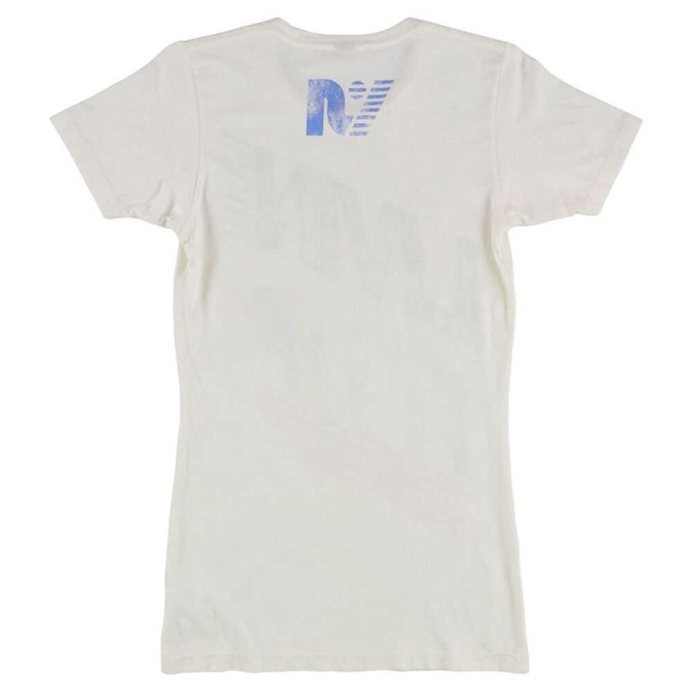 Rebel Yell Womens Livin It Up Graphic T-Shirt, Off-White, XS, DM - Picture 2 of 4